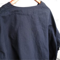 画像6: 1950's U.S. ARMY Cotton Pajama Shirt  -DEAD STOCK-　NAVY over dyed　size L (6)