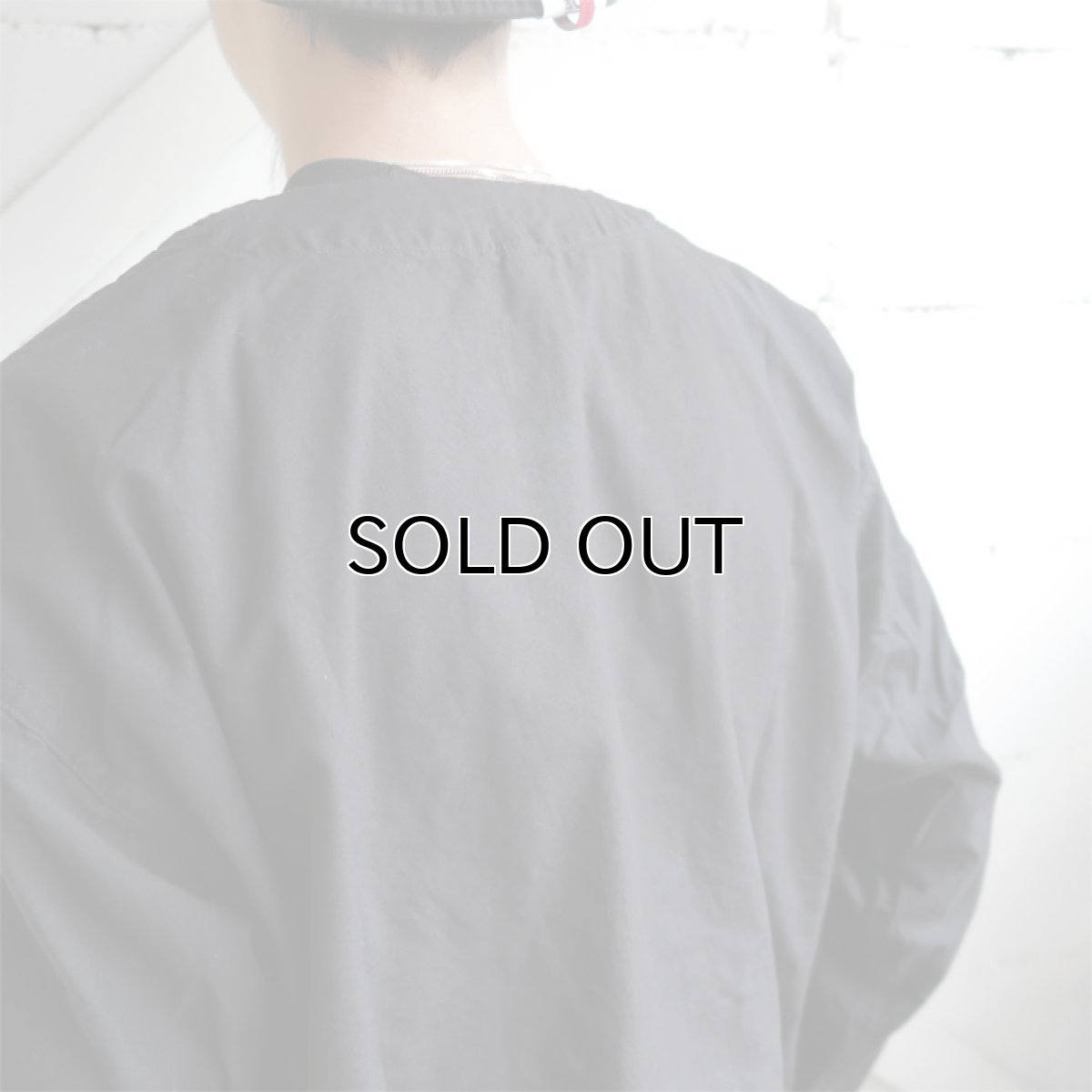 画像4: 1950's U.S. ARMY Cotton Pajama Shirt  -DEAD STOCK-　BLACK over dyed　size L (4)