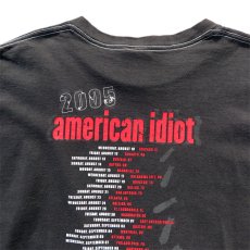 画像7: 2005's "GREEN DAY" -American Idiot- Tour Print T-Shirt　size M-L (7)