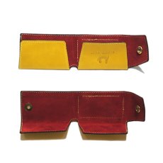 画像4: "JUTTA NEUMANN" Leather Wallet "Scotts Purse"  -MINIMAL SIZE-　color : YELLOW / BRICK RED (4)