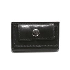 画像1: "JUTTA NEUMANN" Leather Wallet "Scotts Purse"  -MINIMAL SIZE-　color : BLACK / MUSTARD (1)