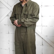 画像10: 1950's "French Military" Cotton Twill All in One -DEAD STOCK-　OLIVE　size L-XL(54) (10)