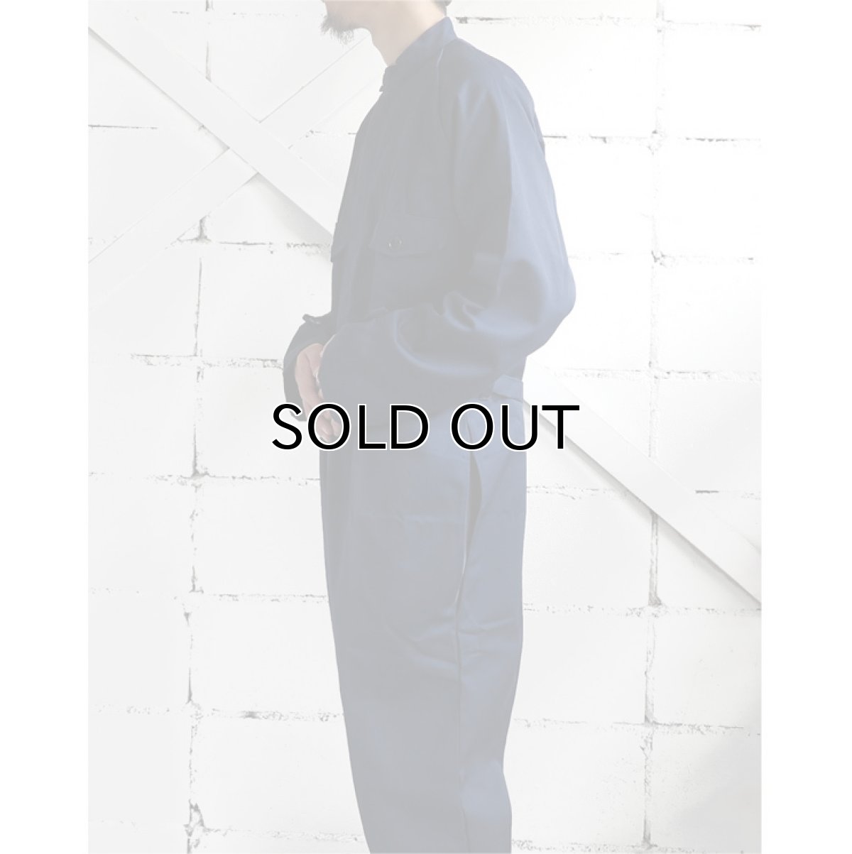 画像9: 1980's~ "Italian Military"  All in One -DEAD STOCK-　NAVY　size M-L(54) (9)