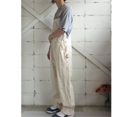 画像9: 1990's "E.Bunny & Co" Printed Cotton Twill Overall　NATULAL/MULTI　size M (9)