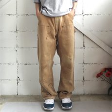 画像8: 1970's "Carhartt" Duck Canvas Double Knee Painter Pants　FADE BRWON　size W34INCH (8)