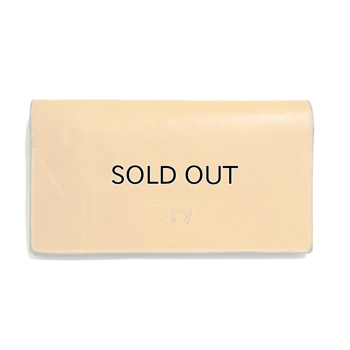 画像3: "JUTTA NEUMANN" Leather Wallet "Waiter's Wallet" -長財布- color : Mustard / Smokey Green (3)
