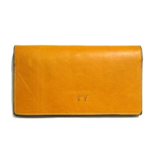 画像3: "JUTTA NEUMANN" Leather Wallet "Waiter's Wallet" -長財布-　color : Mustard / Smokey Green (3)