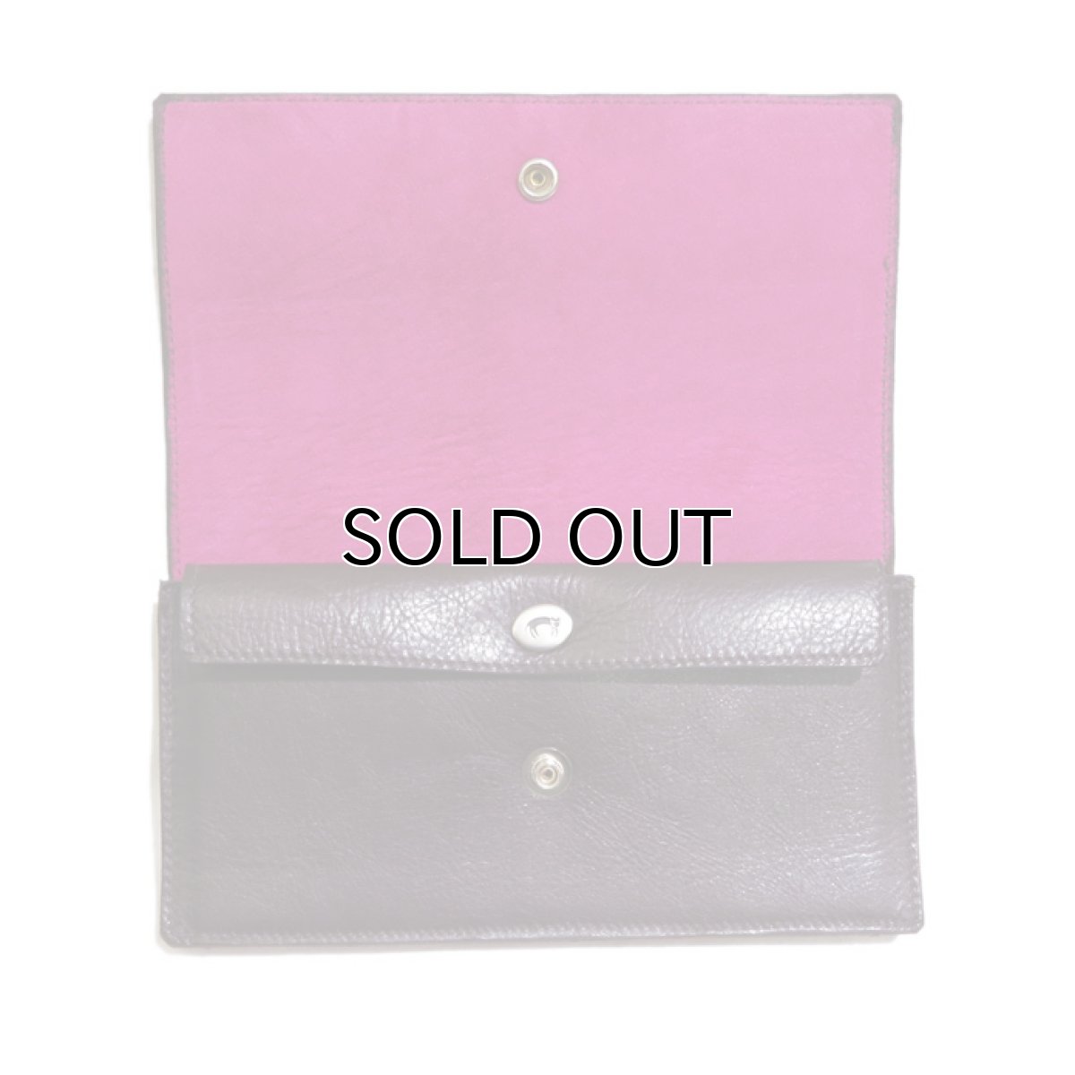 画像6: "JUTTA NEUMANN" Leather Wallet "Waiter's Wallet" -長財布- color : Purple / Pink (6)