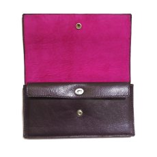画像6: "JUTTA NEUMANN" Leather Wallet "Waiter's Wallet" -長財布-　color : Purple / Pink (6)