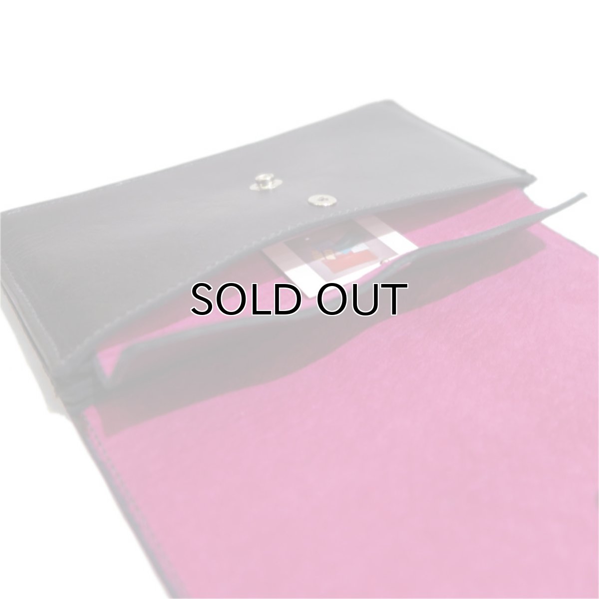 画像9: "JUTTA NEUMANN" Leather Wallet "Waiter's Wallet" -長財布- color : Purple / Pink (9)