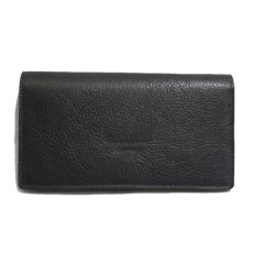 画像3: "JUTTA NEUMANN" Leather Wallet "Waiter's Wallet" -長財布-　color : Black / Orange (3)