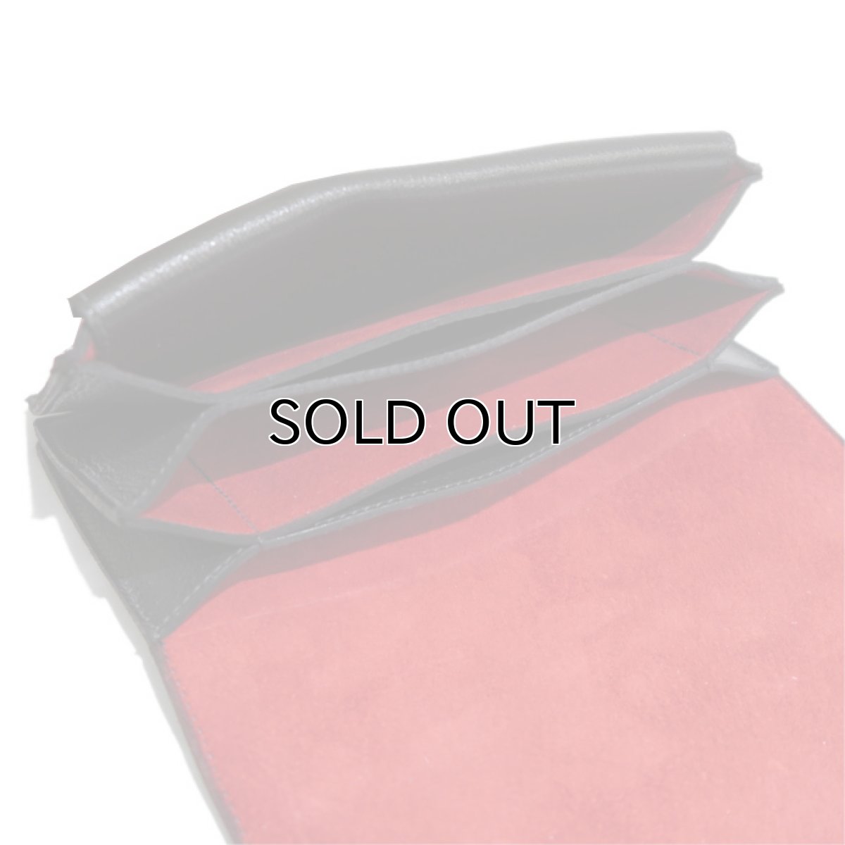 画像7: "JUTTA NEUMANN" Leather Wallet "Waiter's Wallet" -長財布-　color : Black / Orange (7)