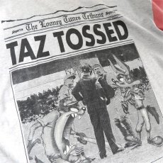 画像4: 1990's "LOONEY TUNES"  Print T-Shirt　ASH GREY/PINK　size XXL (4)