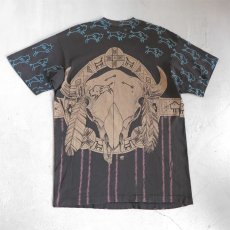 画像3: 1990's "New Mexico" All Over Print T-Shirt　BLACK　size L (3)