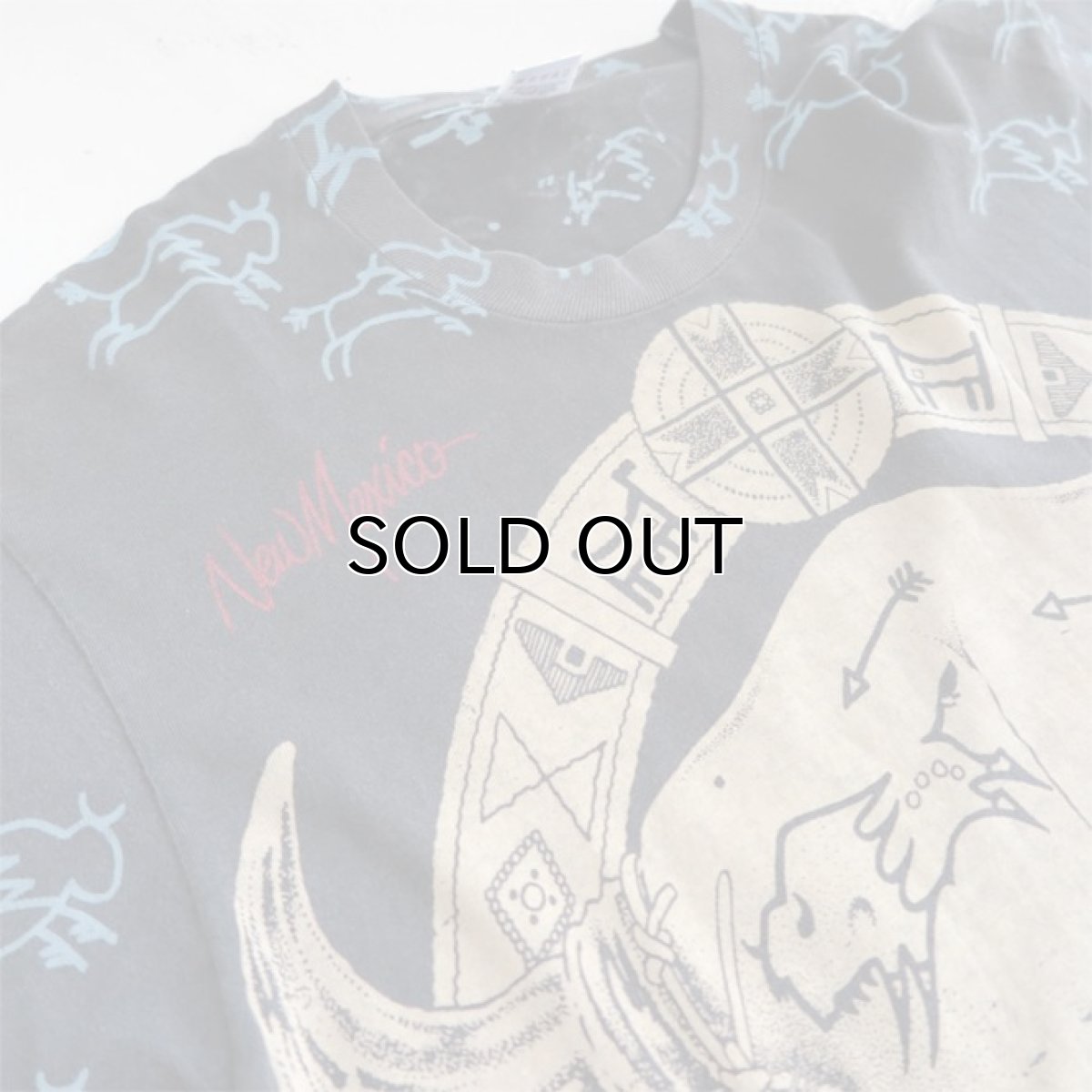 画像5: 1990's "New Mexico" All Over Print T-Shirt　BLACK　size L (5)