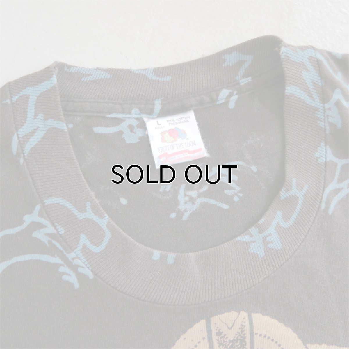 画像6: 1990's "New Mexico" All Over Print T-Shirt　BLACK　size L (6)