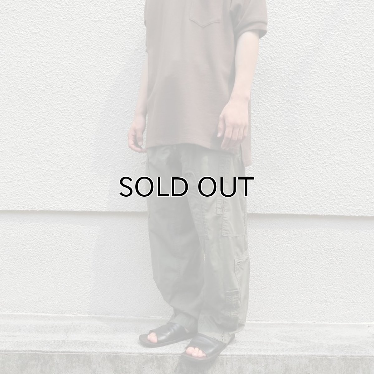 画像3:  1980's "U.S. MILITARY" Flyer's Coverall  -Remake Easy Trousers- (3)