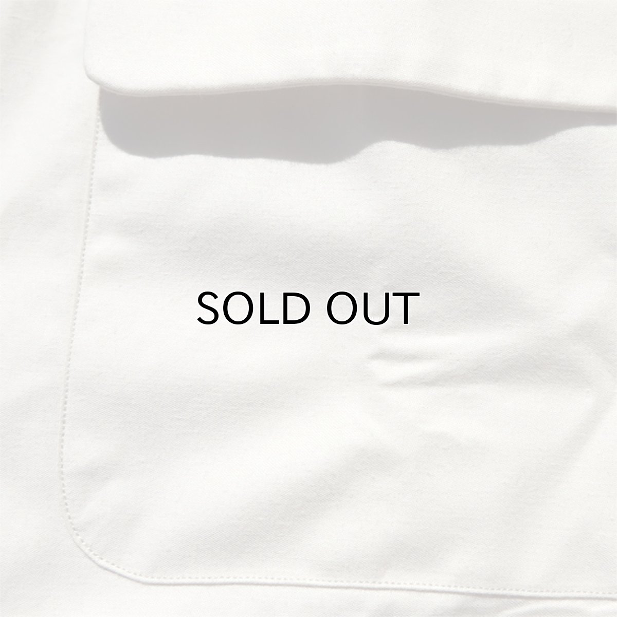 画像6: Riprap "Semi Open Collar Shirt" -Cotton Back Satin-  color : NATULAL　size MEDIUM, LARGE, X-LARGE (6)