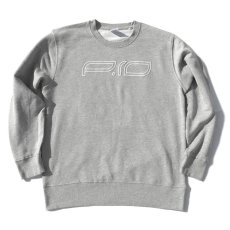 画像1: the poem "P.10" Foam Print Sweat Shirt　HEATHER GREY　size M~2XL (1)