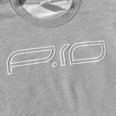 画像2: the poem "P.10" Foam Print Sweat Shirt　HEATHER GREY　size M~2XL (2)