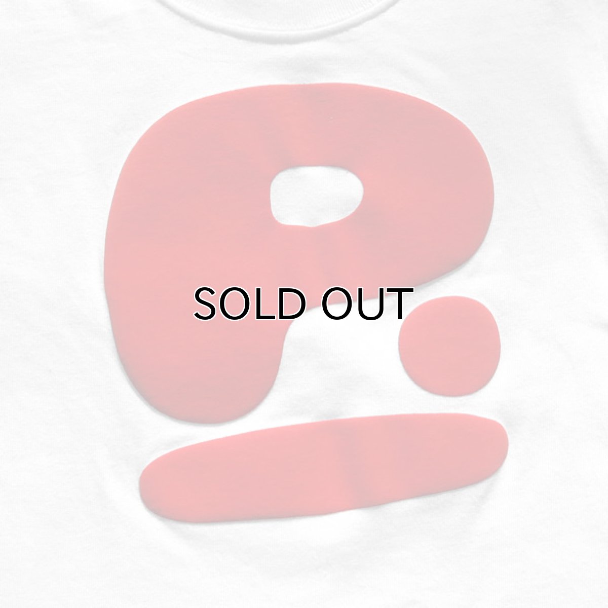 画像2: the poem -KID'S- "FAT P." Foam Print T-Shirt　WHITE/RED　size 90~160 (2)