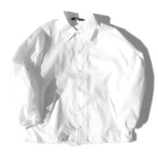 画像2: the poem "THANK YOU" Back Print Coach Jacket　WHITE　size 2XL (2)