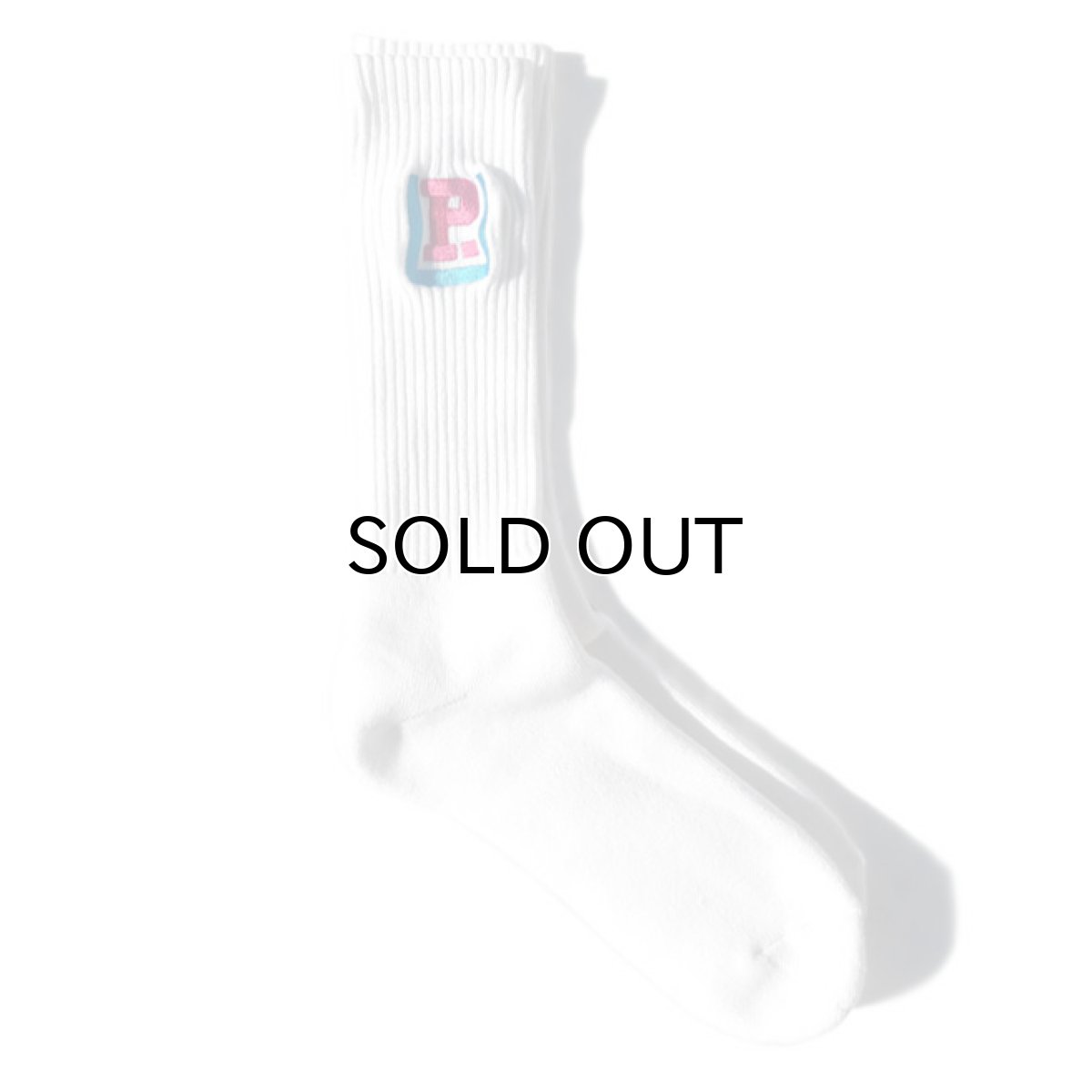 画像3: the poem x decka "刺繍P." White Pile Socks　-4COLORS-　size Men's/Women's FREE (3)