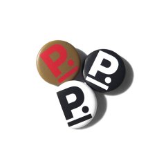 画像1: the poem P. "Matte Metal badges"  -1P-　3 COLORS　ONE SIZE (1)