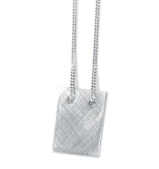 画像3: Vibe Harslof Sterling Silver "W Tag Necklace"　ONE SIZE (3)