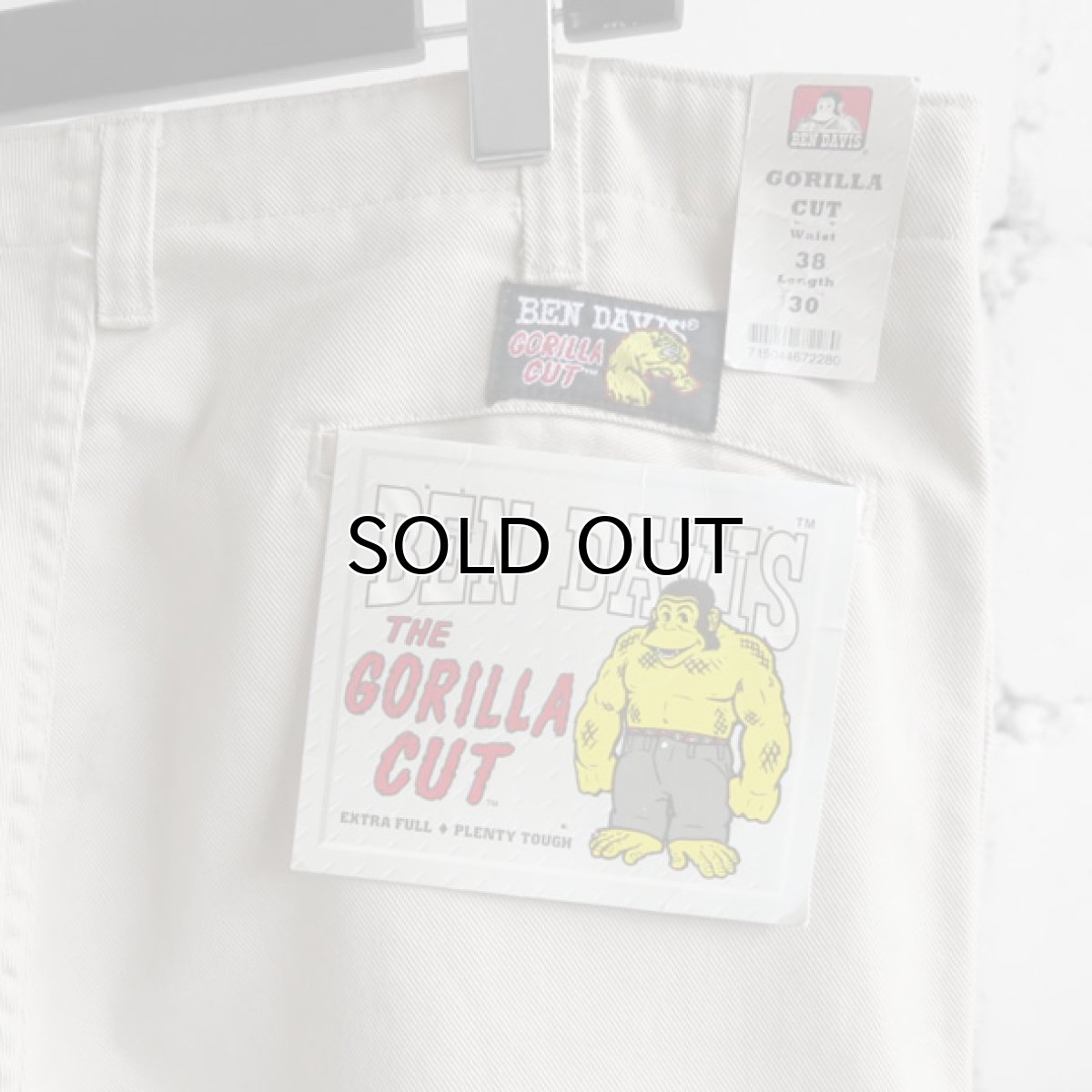 画像2: BEN DAVIS "GORILLA CUT"　WAIST 38 INCH (2)