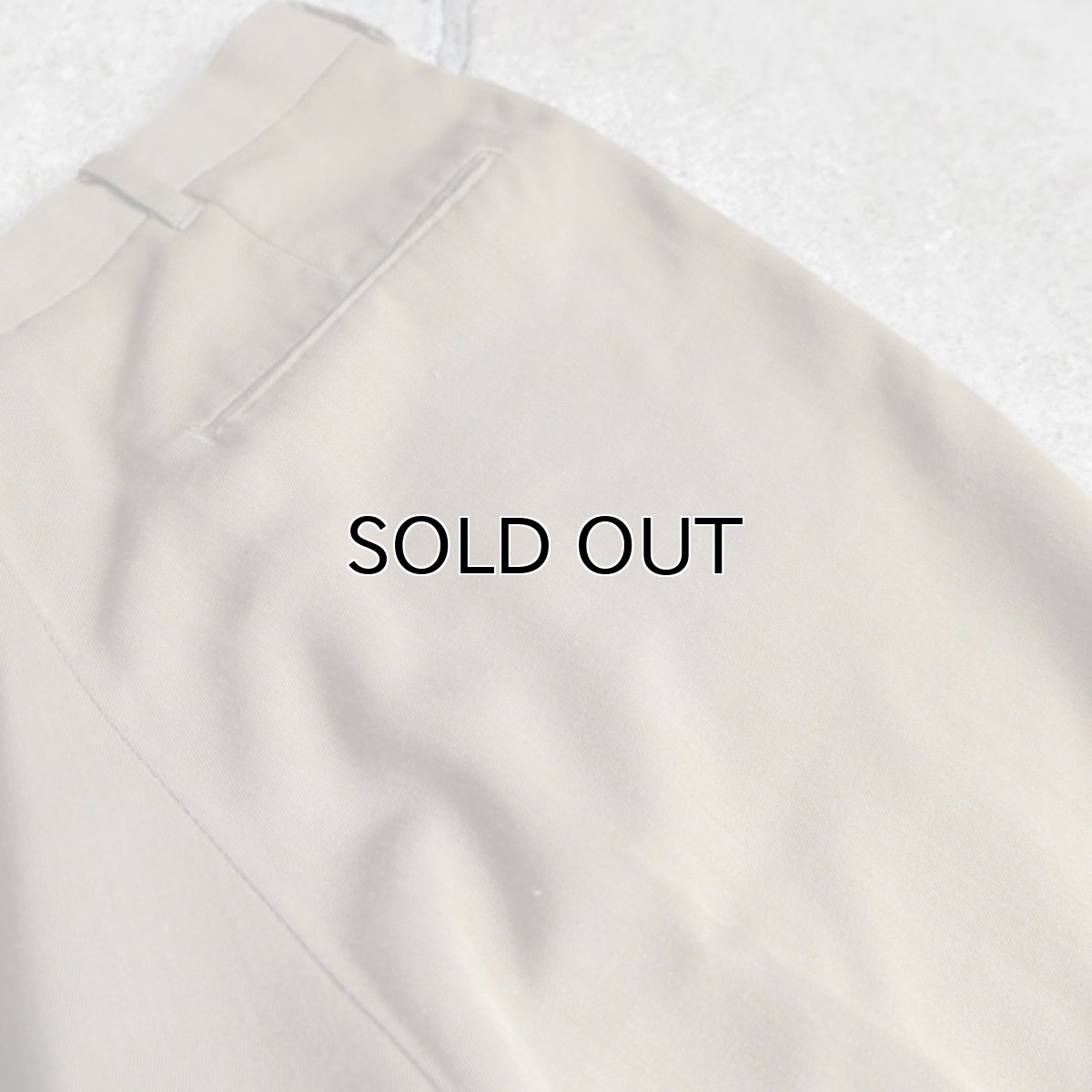 画像7: 1960's LEVI'S "STA-PREST" No-tuck Tapered Trousers  Light Brown size W32INCH (7)