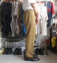 画像9: 1960's LEVI'S "STA-PREST" No-tuck Tapered Trousers  Light Brown　size W32INCH (9)