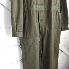 画像5: 1950's "French Military" Cotton Twill All in One -DEAD STOCK-　OLIVE　size L-XL(54) (5)