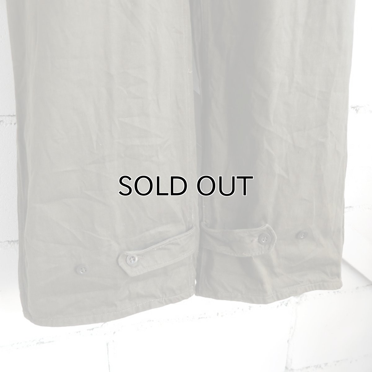 画像7: 1950's "French Military" Cotton Twill All in One -DEAD STOCK-　OLIVE　size L-XL(54) (7)