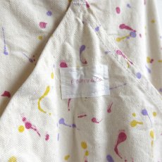 画像6: 1990's "E.Bunny & Co" Printed Cotton Twill Overall　NATULAL/MULTI　size M (6)