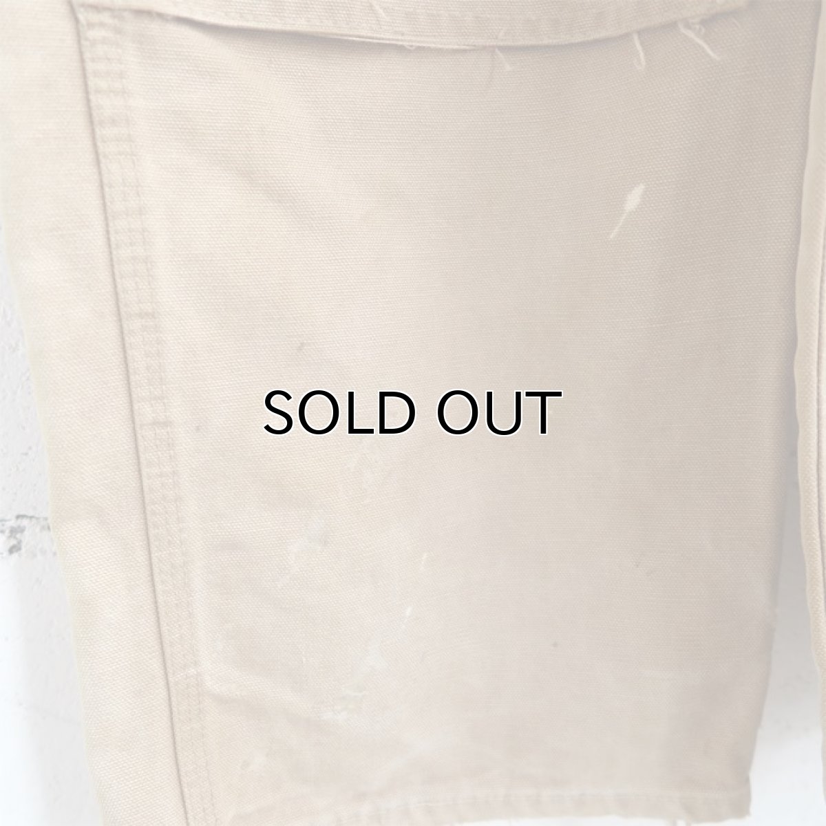 画像6: 1970's "Carhartt" Duck Canvas Double Knee Overall　FADE BROWN　size M-L (6)