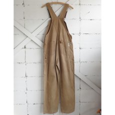 画像3: 1970's "Carhartt" Duck Canvas Double Knee Overall　FADE BROWN　size M-L (3)