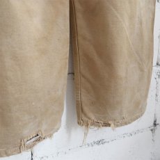 画像8: 1970's "Carhartt" Duck Canvas Double Knee Overall　FADE BROWN　size M-L (8)