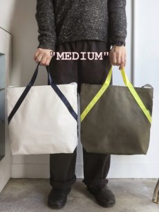 画像4: Riprap "A TOTE" -STUDIO MADE-　color OLIVE/POLLEN　3 SIZE (4)