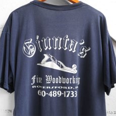 画像3: "Giunta's Fine Woodworking" Print T-Shirt　NAVY　size XL (3)