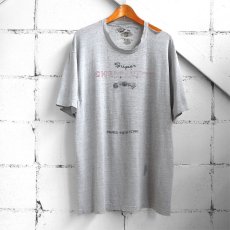 画像1: 1990's "Super Chevignon" Print T-Shirt　HEATHER GREY　size XL-XXL (1)