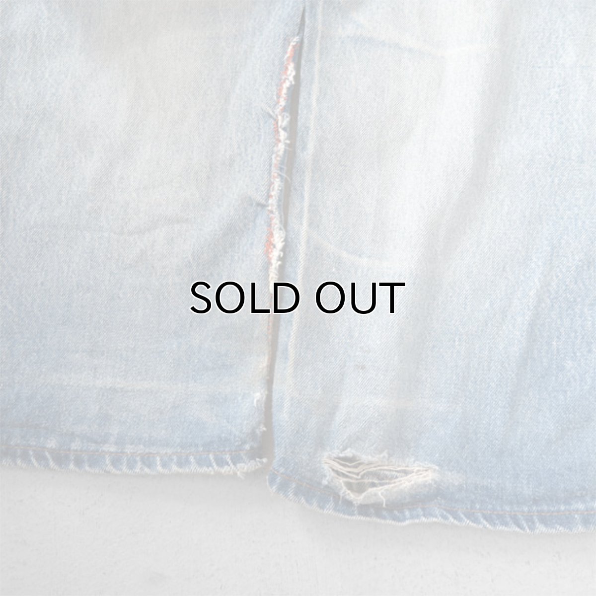 画像7: 1990' Levi's 501 Blue Denim 5-Pocket Pants -Patch Work Repair-　waist 34 inch (7)