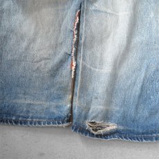 画像7: 1990' Levi's 501 Blue Denim 5-Pocket Pants -Patch Work Repair-　waist 34 inch (7)