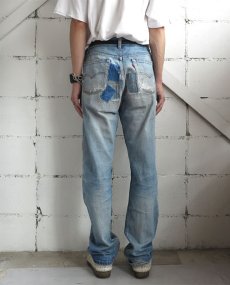 画像10: 1990' Levi's 501 Blue Denim 5-Pocket Pants -Patch Work Repair-　waist 34 inch (10)