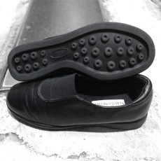 画像4: "VERO COMFORT" Leather Slip-On Flat Shoes　BLACK　size 10M(~26cm) (4)