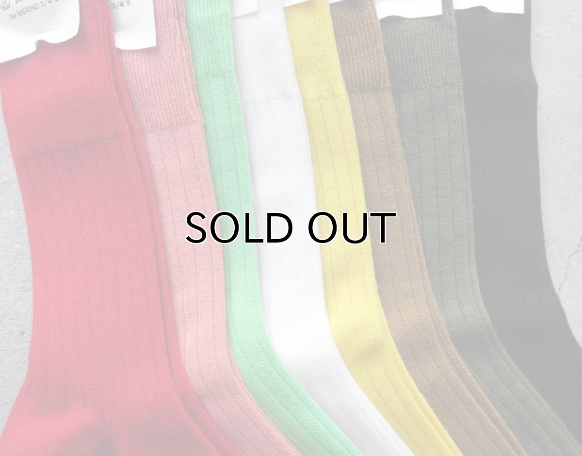 画像3: Riprap "NZ MERINO THREE QUARTER SOCKS" made by HALISON　size MEN'S FREE (3)