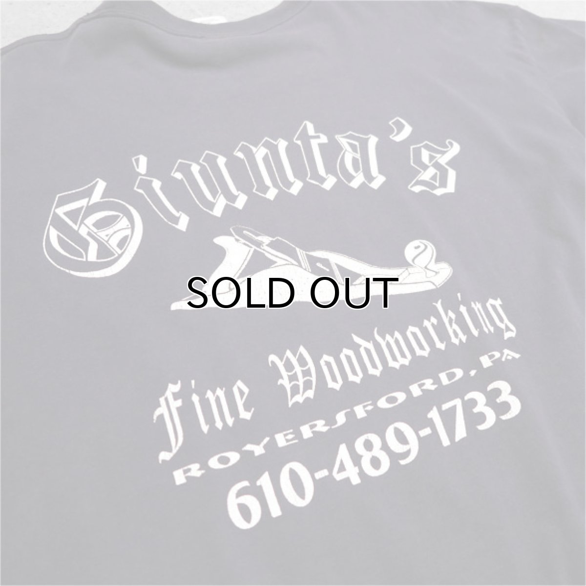 画像5: "Giunta's Fine Woodworking" Print T-Shirt NAVY size XL (5)