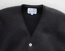 画像2: Riprap "HW JACQUARD CARDIGAN" -BABY ALPACA-　color BLACK　size M, L, XL (2)