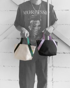 画像6: Riprap "A TOTE" -STUDIO MADE-　color NATURAL/HYDRANGEA　3 SIZES (6)