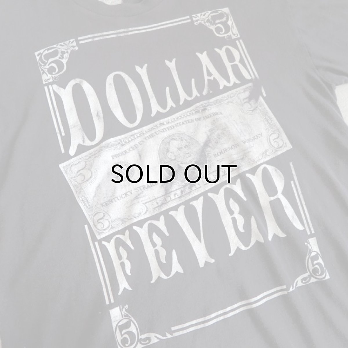 画像4: ~1990's "DOLLAR FEVER" Print T-Shirt　BLACK　size XL (4)